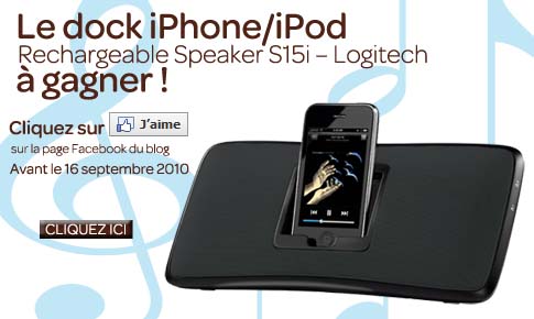 concours gagner dock iphone ipod Logitech