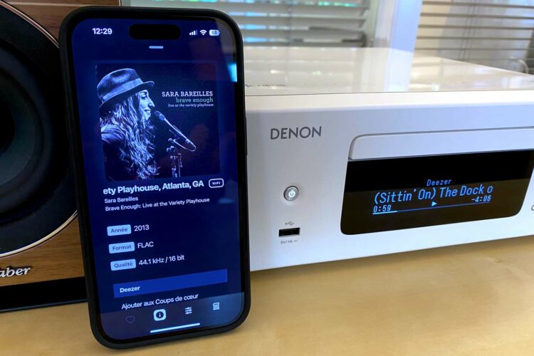 Deezer HiFi en qualité CD sur Denon et Marantz avec la dernière mise à jour de l'application HEOS